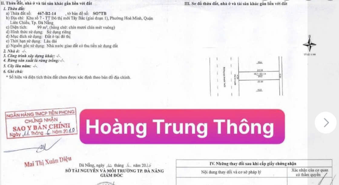 Bán lô đất đường 10,5m HOÀNG TRUNG THÔNG + Tặng Nhà C4 (Móng 3 Tầng kiên cố) - Ảnh chính